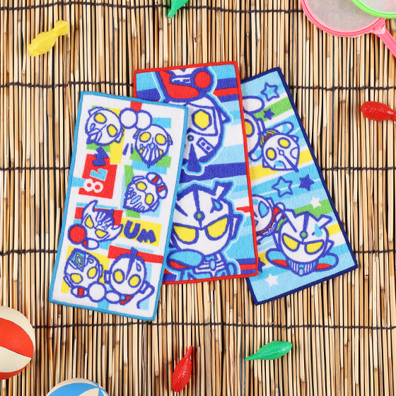 M78ウルトラマン はんぶんこハンカチタオル 3枚セット 43404