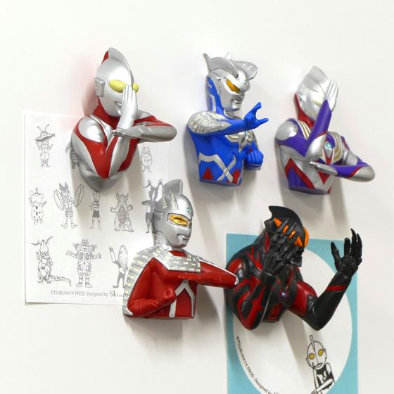 ウルトラマンフィギュアマグネット 全5種コンプリートセット