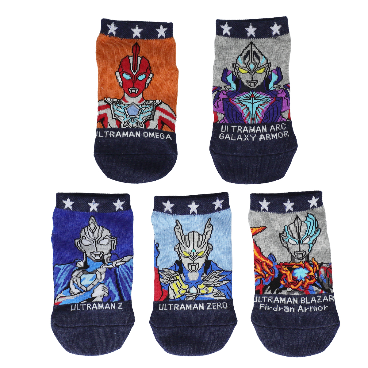 2.5Pソックス 口ゴム星柄 ≪ウルサマ2025 & ウルトラマン