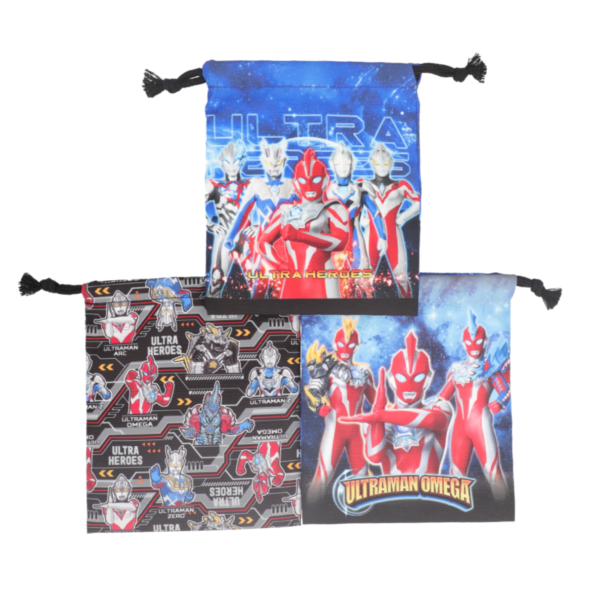 巾着S 3枚セット ウルトラヒーローズ ウルトラマンオメガ | ULTRAMAN 