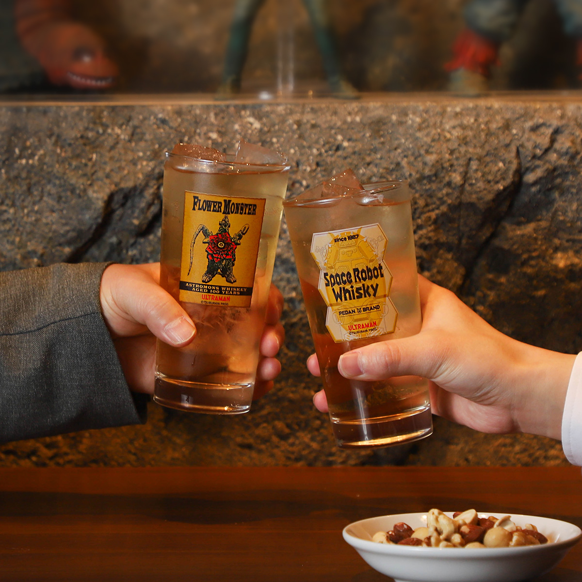 ウルトラハイボールグラス SPACE ROBOT WHISKY (キングジョー
