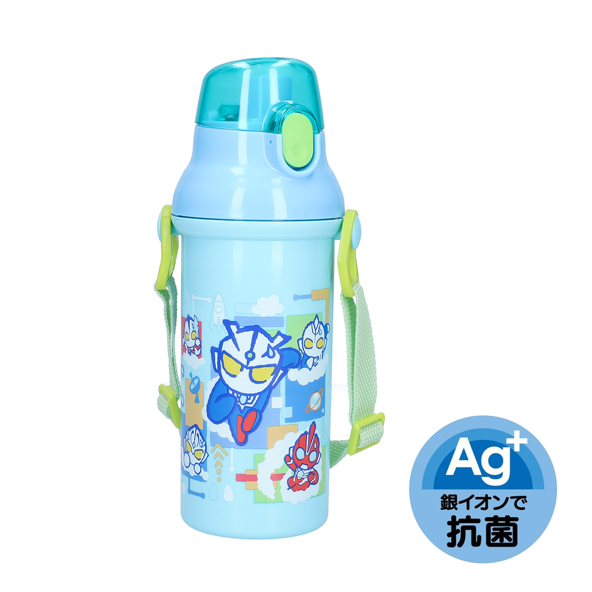 M78ウルトラマン 直飲みワンタッチボトル morimori HEROES 51683