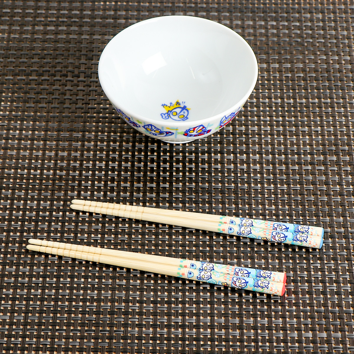 URUSHIRU　さぬき味わい竹箸　2種セット 竹箸 16.5cm/3膳セットディノサウルス／ANT2T_4973307577802