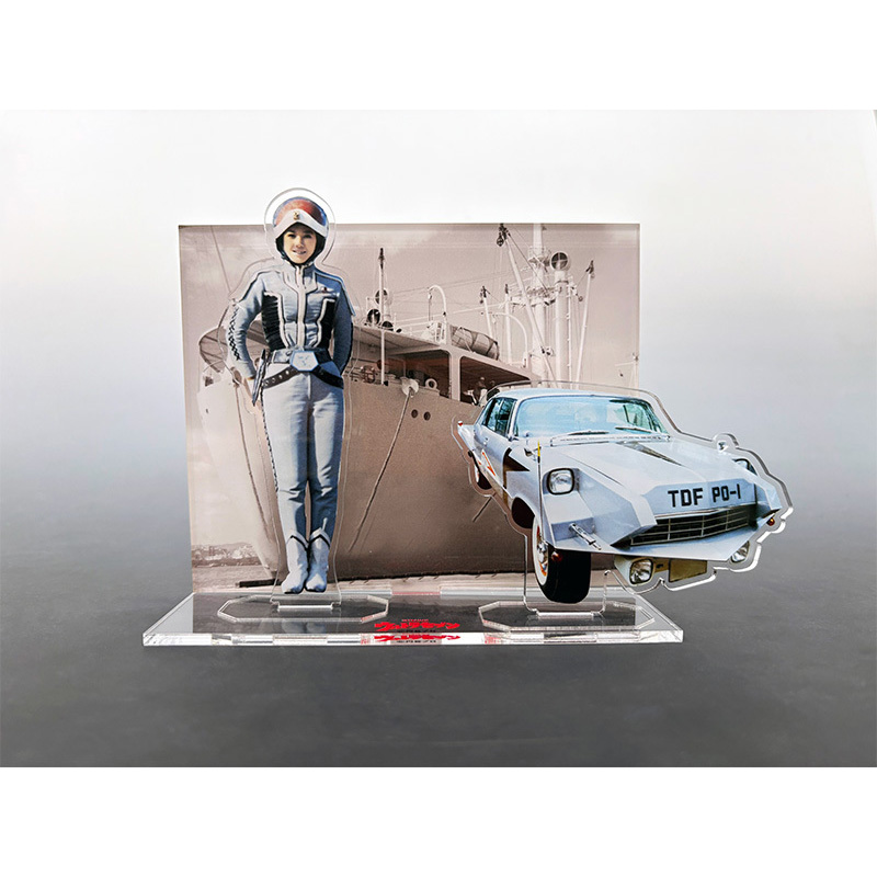 直筆サイン入り】ウルトラ警備隊・友里アンヌ隊員×台座付きアクリル