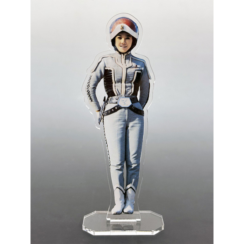 直筆サイン入り】ウルトラ警備隊・友里アンヌ隊員×台座付きアクリル