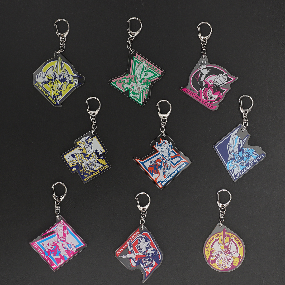 ウルトラヒーローズイニシャルキーホルダー1 54482 全9種コンプリート