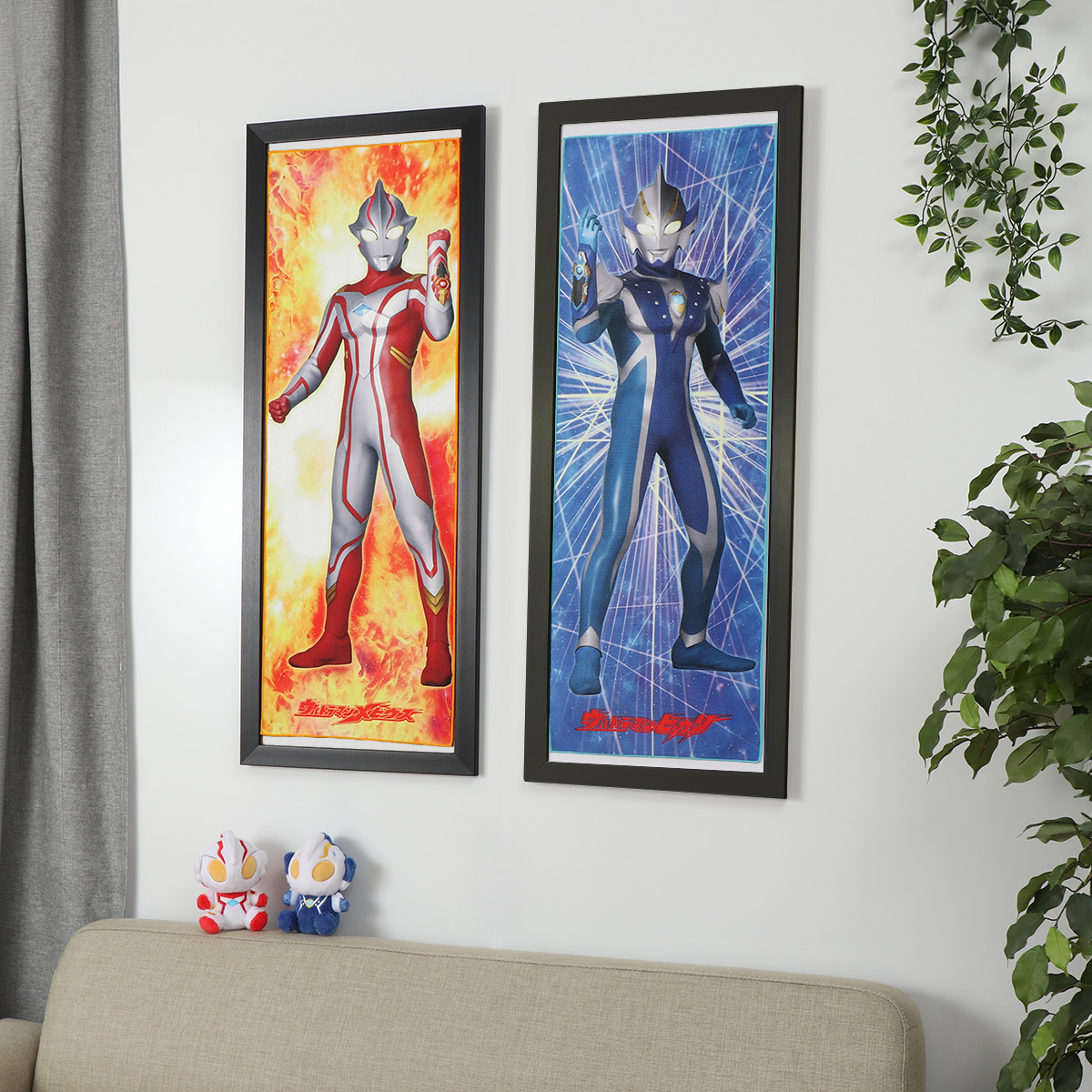 ポスタータオル2枚セット ウルトラマンメビウス ＆ ウルトラマンヒカリ