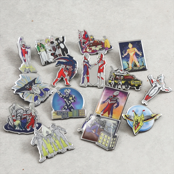 【ピンバッチ】ウルトラマン ウルトラピンズワールド ウルトラマンティガver. 全15種 コンプリート