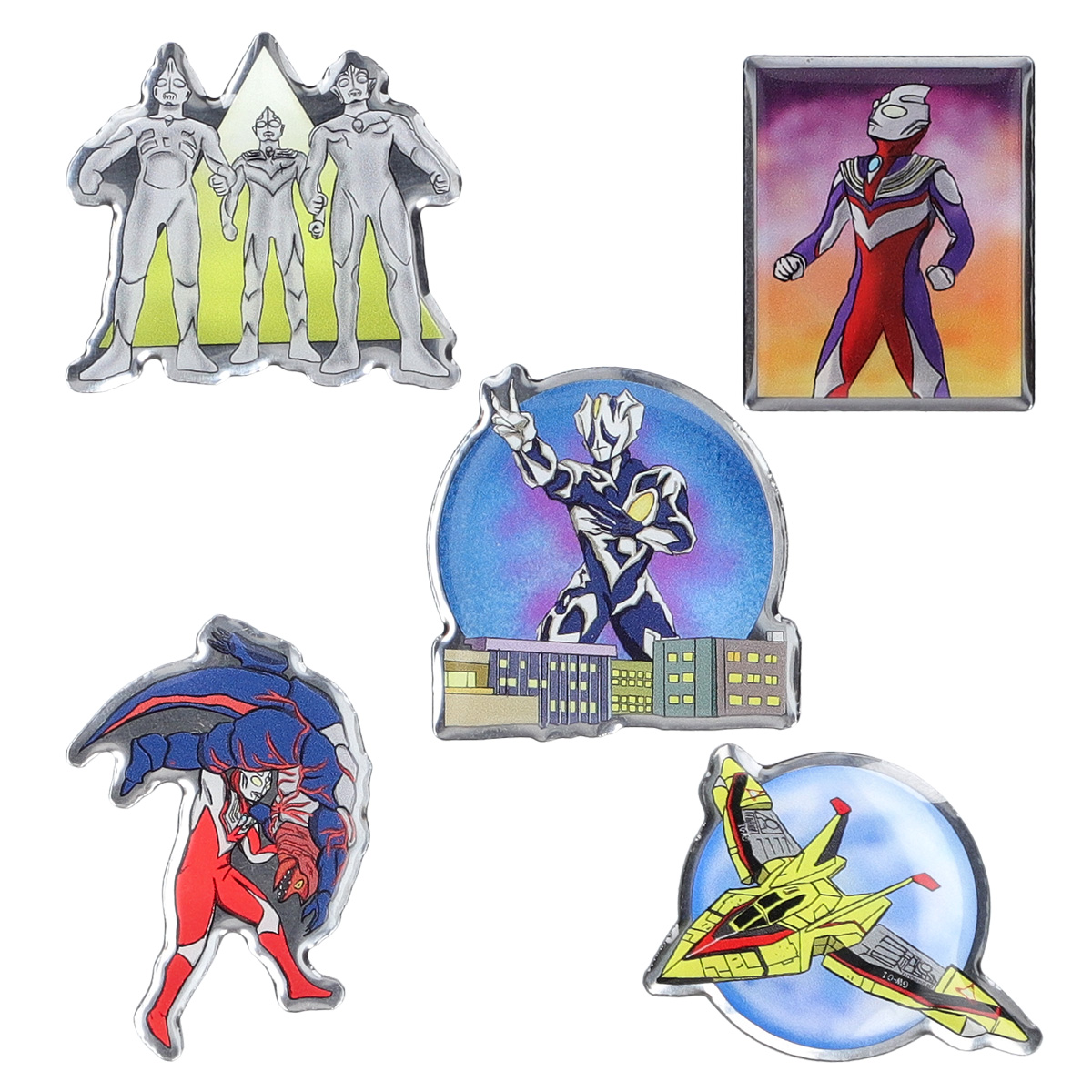 ウルトラピンズワールド ウルトラマンティガver. 全15種 コンプリート