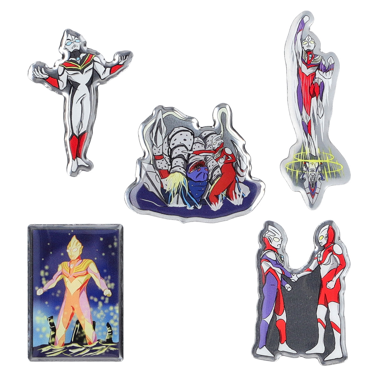ウルトラピンズワールド ウルトラマンティガver. 全15種 コンプリート
