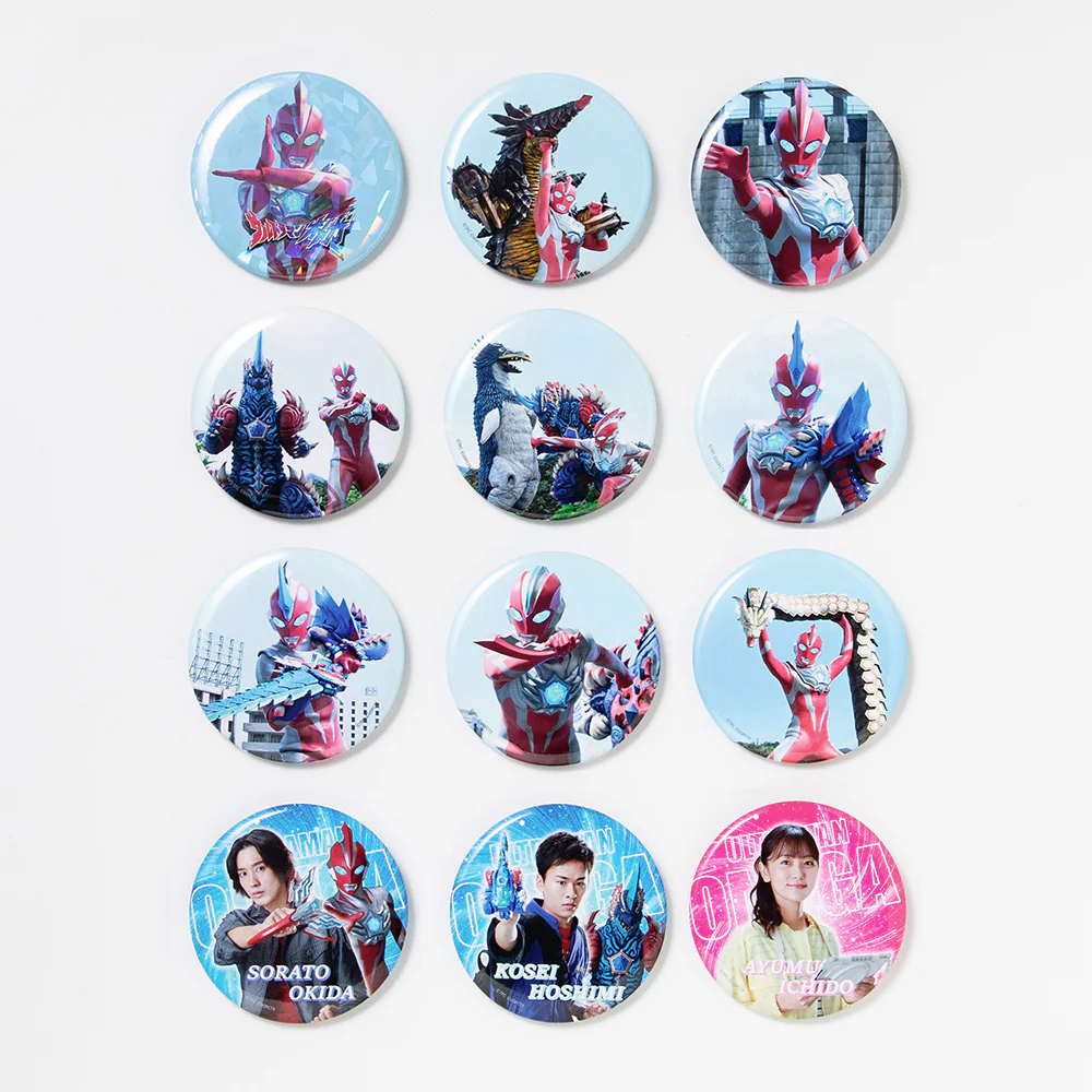 ウルトラマン ランダムメタリック缶バッジ 全12種 未開封品 ウルトラマンオメガ ランダム缶バッジ vol.1 全12種