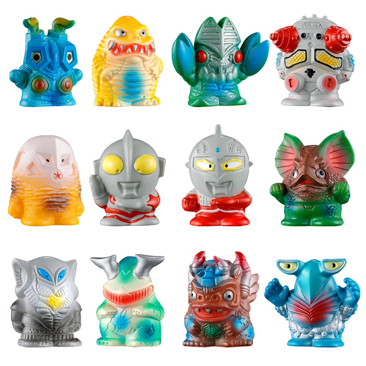 ウルトラ怪獣 ミニソフビクロニクル〔レトロカラーコレクション〕(1BOX