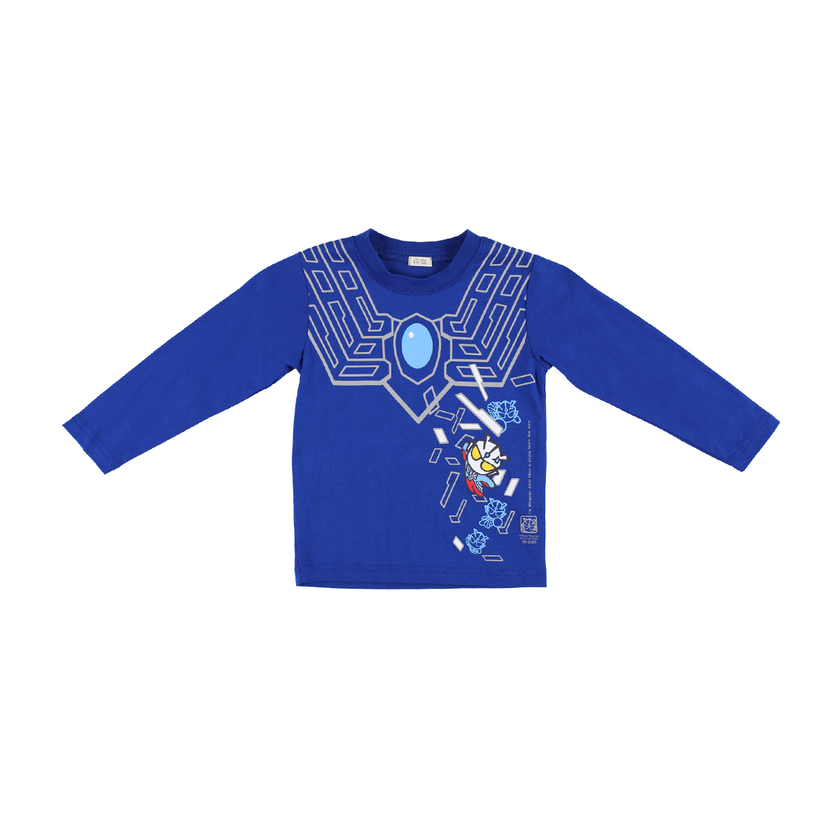 M78ウルトラマン 長袖 なりきりTシャツ ウルトラマンゼロ ブルー 48444 
