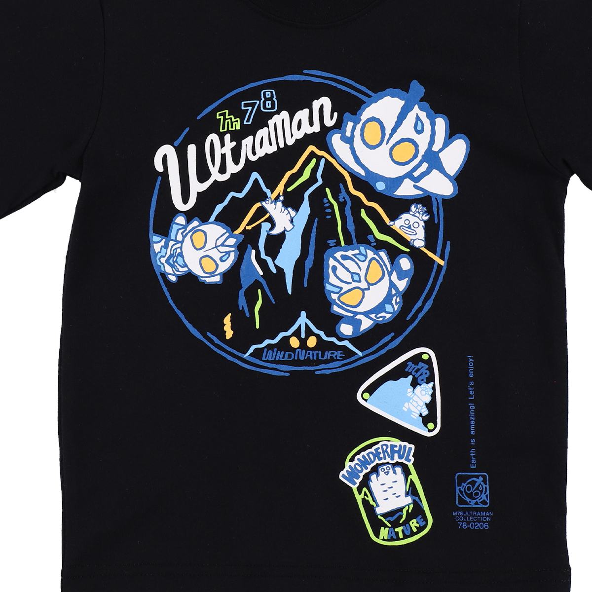 M78ウルトラマン 長袖Tシャツ マウンテン ブラック 48448 