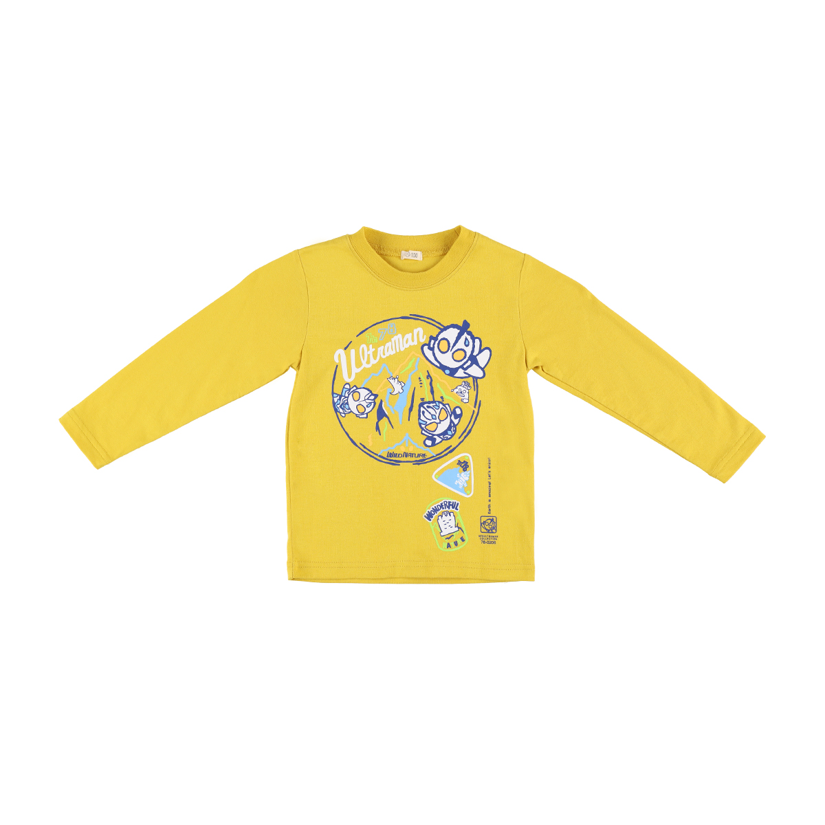 M78ウルトラマン 長袖Tシャツ マウンテン イエロー 48452 