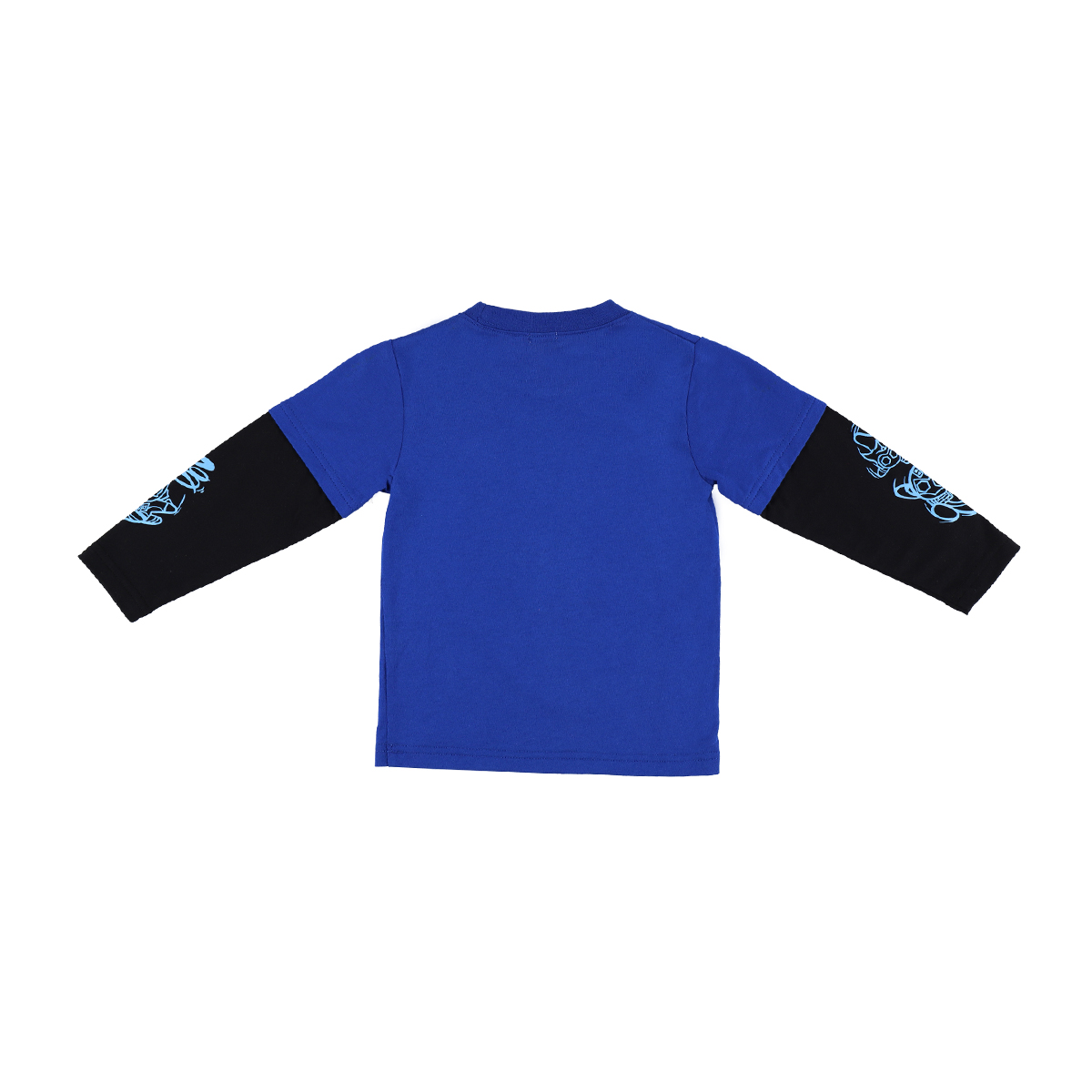M78ウルトラマン レイヤード 長袖Tシャツ なかま ブルー 48456 