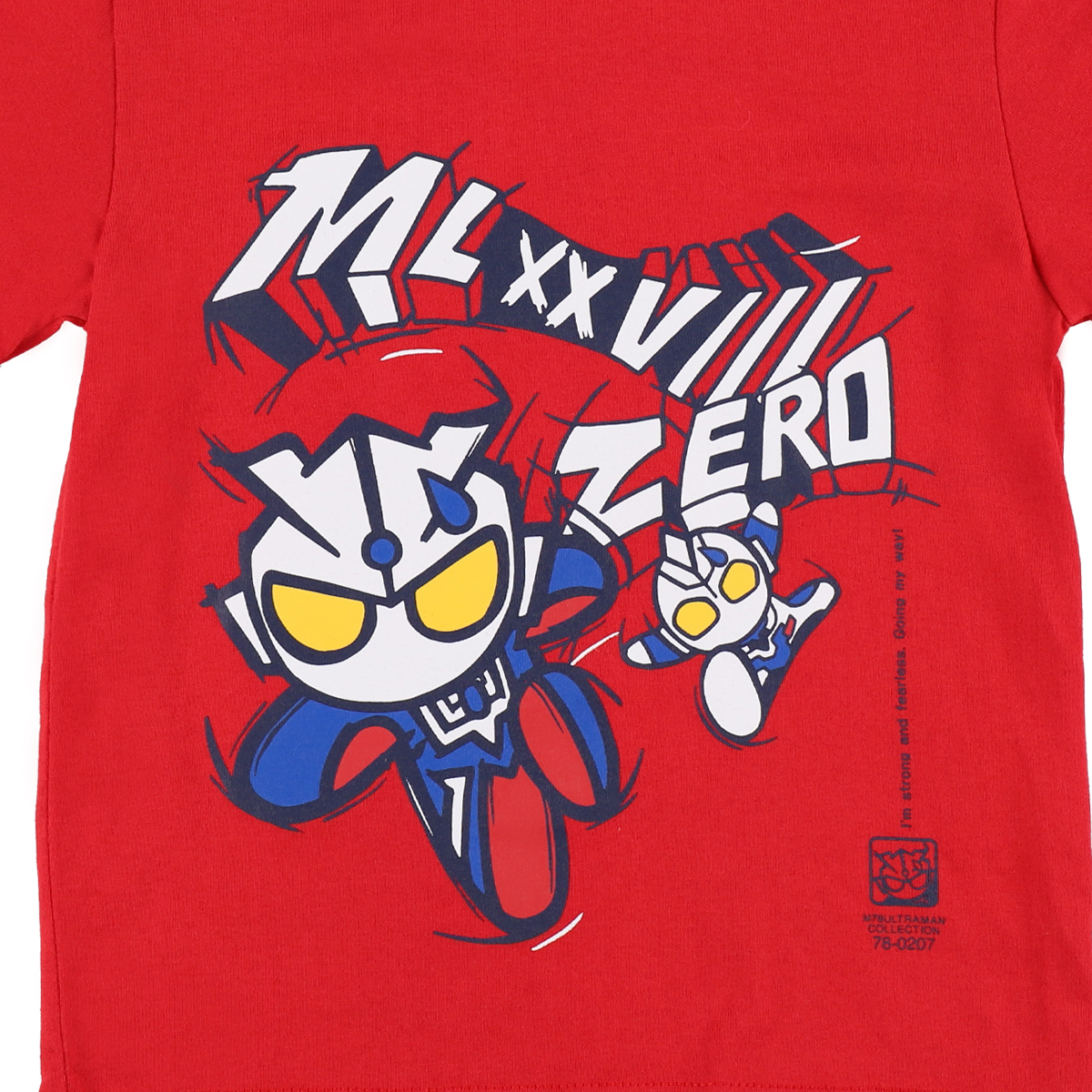 M78ウルトラマン レイヤード 長袖Tシャツ なかま レッド 48460 