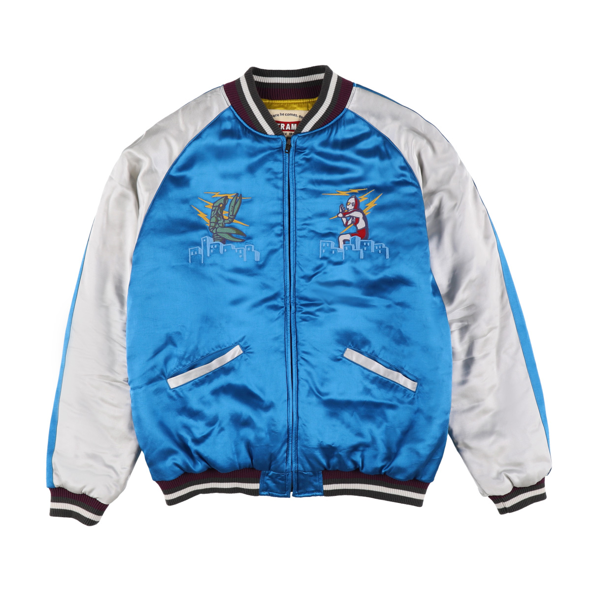 スカジャン ULTRAMAN SPACIUM BEAM M ～ XL 54077《ウルトラマンSHOP