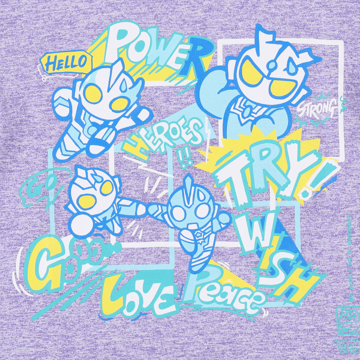 M78ウルトラマン Tシャツ Good Friends 杢パープル 54201