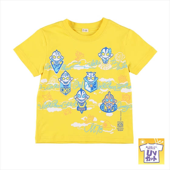 M78ウルトラマン Tシャツ 雲の中 イエロー 54217 《ウルトラマンSHOP